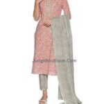 Judge Boutique Women's Cotton Kurta Pant with Dupatta