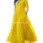 Arayna Women's Rayon Anarkali Kurti Frock Suit by Judge Boutique.Com